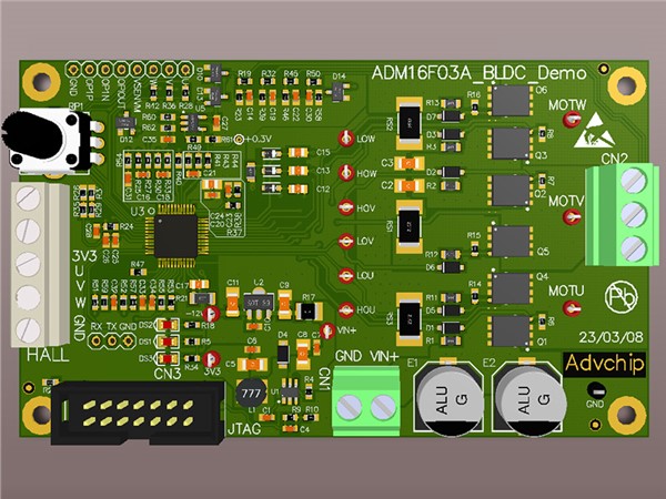 ADM16F03A電機驅(qū)動DEMO板 ADM16F03A電機驅(qū)動DEMO板